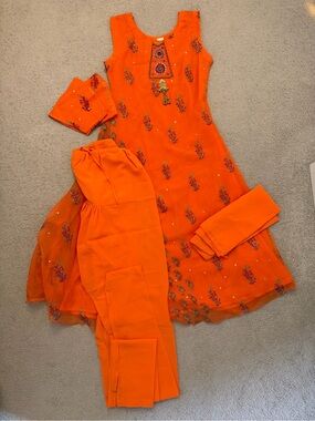 Kurta set - orange